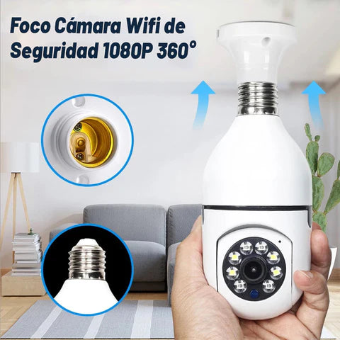 FOCO CÁMARA DE SEGURIDAD CON WIFI